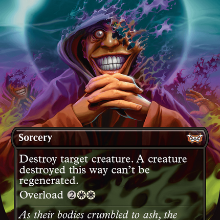 Damn (Borderless) [Duskmourn: House of Horror Commander] Foil