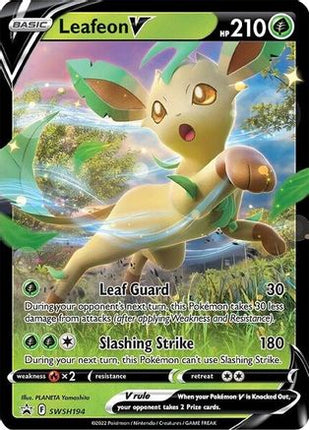 Leafeon V - SWSH194 - SWSH194/null [SWSH: Sword & Shield Promo Cards] Holofoil