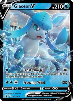 Glaceon V - SWSH196 - SWSH196/null [SWSH: Sword & Shield Promo Cards] Holofoil