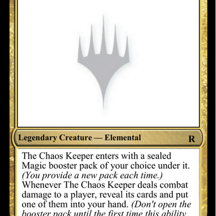 The Chaos Keeper [Unknown Event]