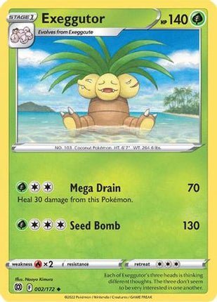 Exeggutor - 2/172 [SWSH09: Brilliant Stars] Reverse Holofoil