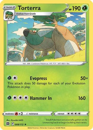 Torterra - 8/172 [SWSH09: Brilliant Stars] Holofoil