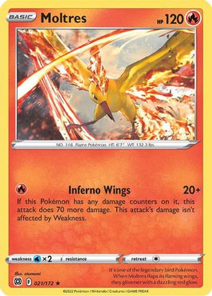 Moltres - 21/172 [SWSH09: Brilliant Stars] Holofoil
