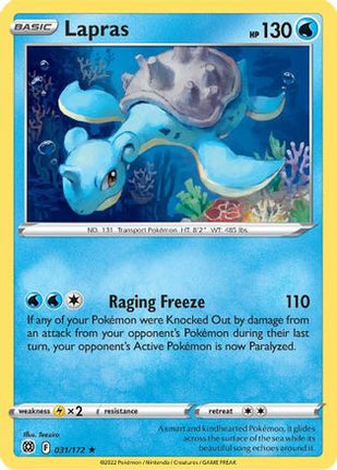 Lapras - 31/172 [SWSH09: Brilliant Stars] Reverse Holofoil