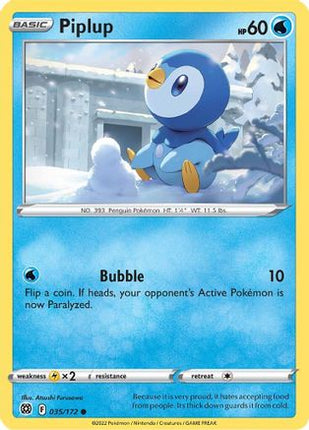 Piplup - 35/172 [SWSH09: Brilliant Stars] Reverse Holofoil