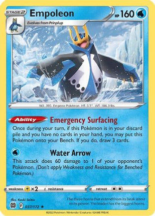 Empoleon - 37/172 [SWSH09: Brilliant Stars] Holofoil