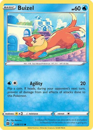 Buizel - 38/172 [SWSH09: Brilliant Stars] Reverse Holofoil