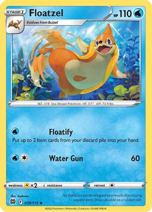 Floatzel - 39/172 [SWSH09: Brilliant Stars] Reverse Holofoil