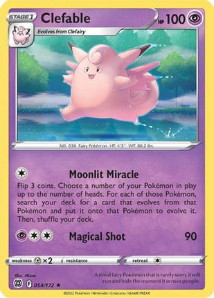 Clefable - 54/172 [SWSH09: Brilliant Stars] Reverse Holofoil