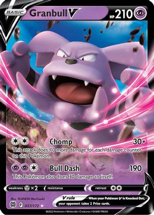 Granbull V - 57/172 [SWSH09: Brilliant Stars] Holofoil