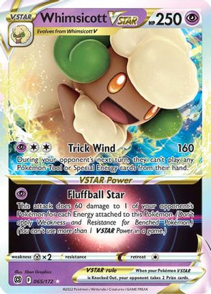 Whimsicott VSTAR - 65/172 [SWSH09: Brilliant Stars] Holofoil
