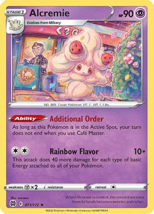 Alcremie - 71/172 [SWSH09: Brilliant Stars] Reverse Holofoil