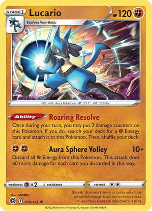 Lucario - 79/172 [SWSH09: Brilliant Stars] Holofoil