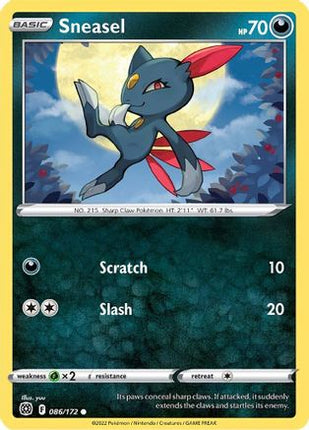 Sneasel - 86/172 [SWSH09: Brilliant Stars] Reverse Holofoil