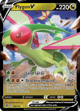 Flygon V - 106/172 [SWSH09: Brilliant Stars] Holofoil