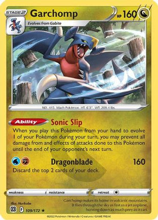 Garchomp - 109/172 [SWSH09: Brilliant Stars] Holofoil