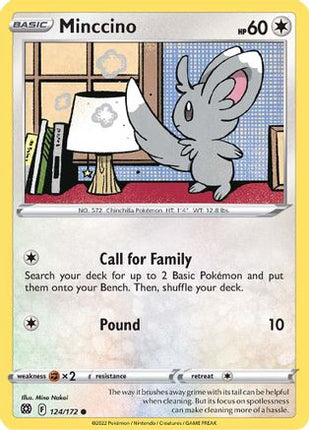 Minccino - 124/172 [SWSH09: Brilliant Stars] Reverse Holofoil