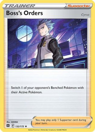Boss's Orders - 132/172 [SWSH09: Brilliant Stars] Reverse Holofoil