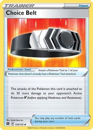 Choice Belt - 135/172 [SWSH09: Brilliant Stars] Reverse Holofoil