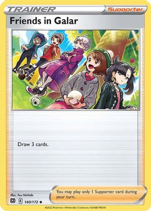 Friends in Galar - 140/172 [SWSH09: Brilliant Stars] Reverse Holofoil