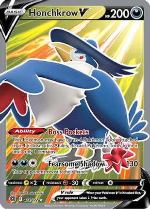 Honchkrow V (Full Art) - 161/172 [SWSH09: Brilliant Stars] Holofoil