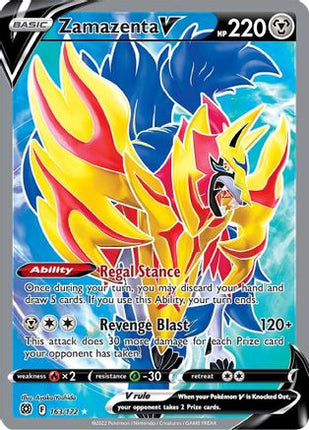 Zamazenta V (Full Art) - 163/172 [SWSH09: Brilliant Stars] Holofoil