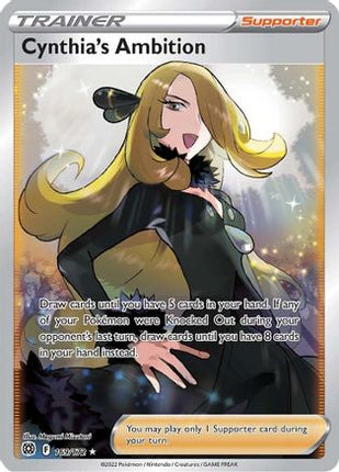 Cynthia's Ambition (Full Art) - 169/172 [SWSH09: Brilliant Stars] Holofoil