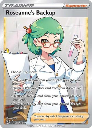 Roseanne's Backup (Full Art) - 172/172 [SWSH09: Brilliant Stars] Holofoil