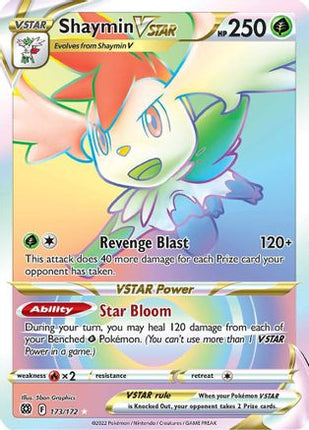 Shaymin VSTAR (Secret) - 173/172 [SWSH09: Brilliant Stars] Holofoil
