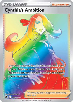 Cynthia's Ambition (Secret) - 178/172 [SWSH09: Brilliant Stars] Holofoil