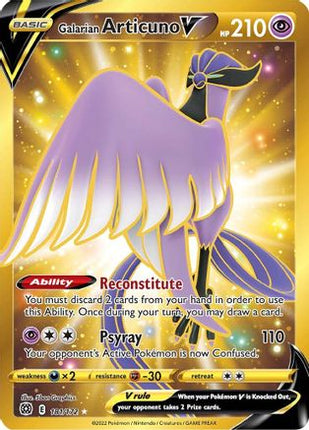 Galarian Articuno V (Secret) - 181/172 [SWSH09: Brilliant Stars] Holofoil