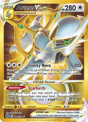 Arceus VSTAR (Secret) (184) - 184/172 [SWSH09: Brilliant Stars] Holofoil