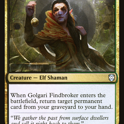 Golgari Findbroker [Kaldheim Commander]