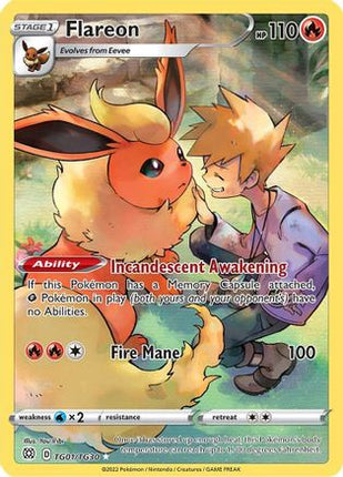 Flareon - TG01/TG30 [SWSH09: Brilliant Stars Trainer Gallery] Holofoil