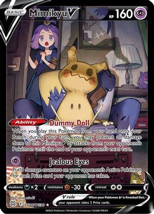 Mimikyu V - TG16/TG30 [SWSH09: Brilliant Stars Trainer Gallery] Holofoil