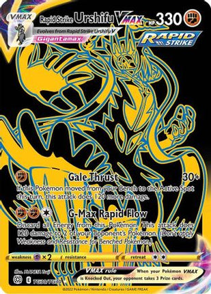 Rapid Strike Urshifu VMAX (Secret) - TG30/TG30 [SWSH09: Brilliant Stars Trainer Gallery] Holofoil