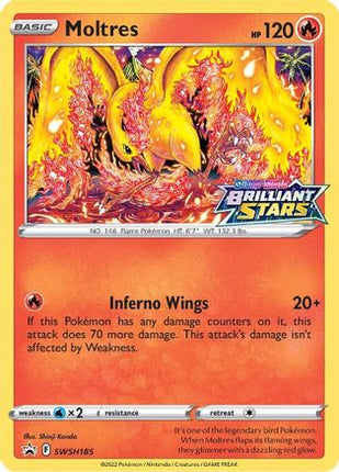 Moltres - SWSH185 - SWSH185/null [SWSH: Sword & Shield Promo Cards] Holofoil