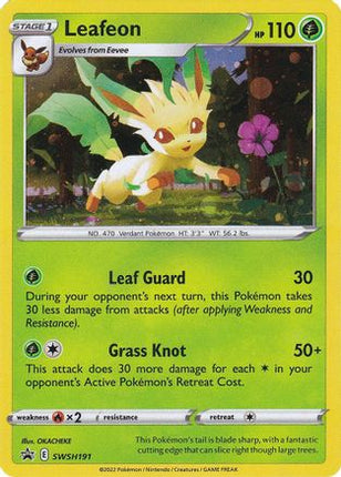 Leafeon - SWSH191 - SWSH191/null [SWSH: Sword & Shield Promo Cards] Holofoil
