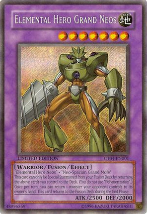 Elemental HERO Grand Neos [CT04-EN001] Secret Rare
