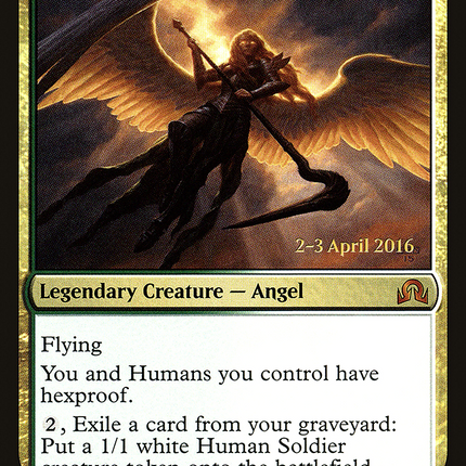 Sigarda, Heron's Grace [Shadows over Innistrad Promos] Prerelease Foil