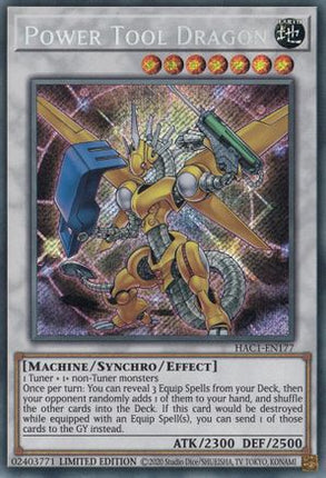 Power Tool Dragon (Secret Rare) [HAC1-EN177] Limited