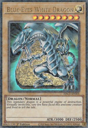 Blue-Eyes White Dragon (Duel Terminal) [HAC1-EN001] Parallel Rare
