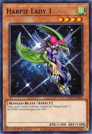 Harpie Lady 1 (Common / Short Print) [HAC1-EN010] 1st Edition