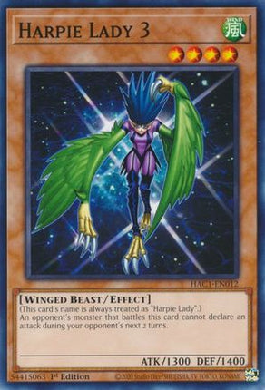 Harpie Lady 3 (Duel Terminal) [HAC1-EN012] Common