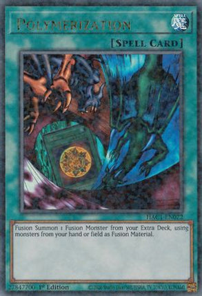 Polymerization (Duel Terminal) (Duel Terminal Technology Ultra Rare) [HAC1-EN022] 1st Edition