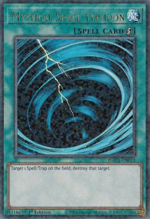 Mystical Space Typhoon (Duel Terminal) (Duel Terminal Technology Ultra Rare) [HAC1-EN023] 1st Edition