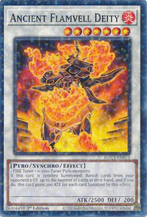 Ancient Flamvell Deity (Duel Terminal) (Duel Terminal Technology Common) [HAC1-EN075] 1st Edition