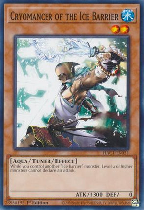 Cryomancer of the Ice Barrier (Duel Terminal) [HAC1-EN031] Common