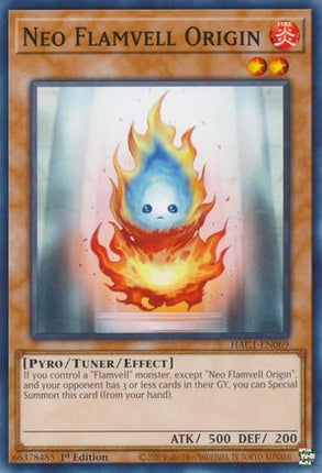 Neo Flamvell Origin (Common / Short Print) [HAC1-EN069] 1st Edition