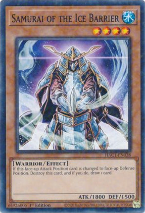 Samurai of the Ice Barrier (Duel Terminal) (Duel Terminal Technology Common) [HAC1-EN038] 1st Edition